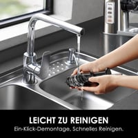 Fretta hidegprés gyümölcslé készítő, lassú préselt juice extractor, 200W, ezüst 5