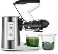 Fretta hidegprés gyümölcslé készítő, lassú préselt juice extractor, 200W, ezüst 1