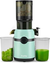 Fretta Lassú Gyümölcscentrifuga 200W, 108mm Betöltőnyílás, BPA-Mentes Tritan, Kék 1