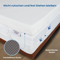 FRIDEKO HOME Gel Topper 140x200 cm H3-H4 Bambusz Huzattal 7