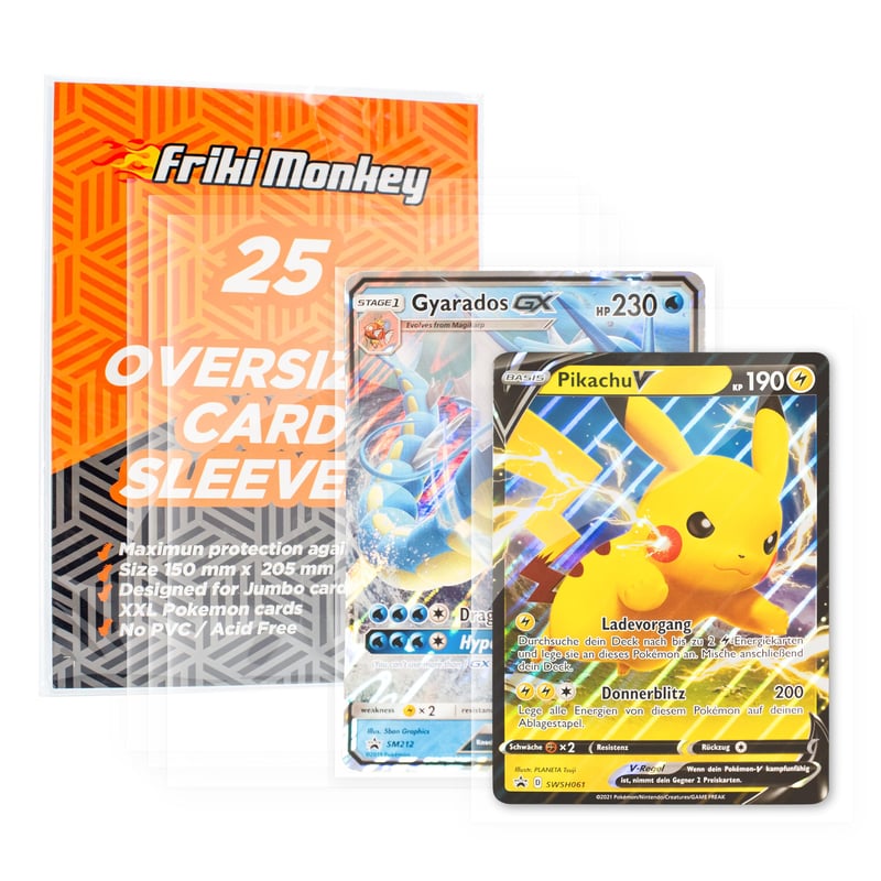 Friki Monkey Jumbo XXL kártyavédő fólia 150x205 mm, 25 db-os csomag