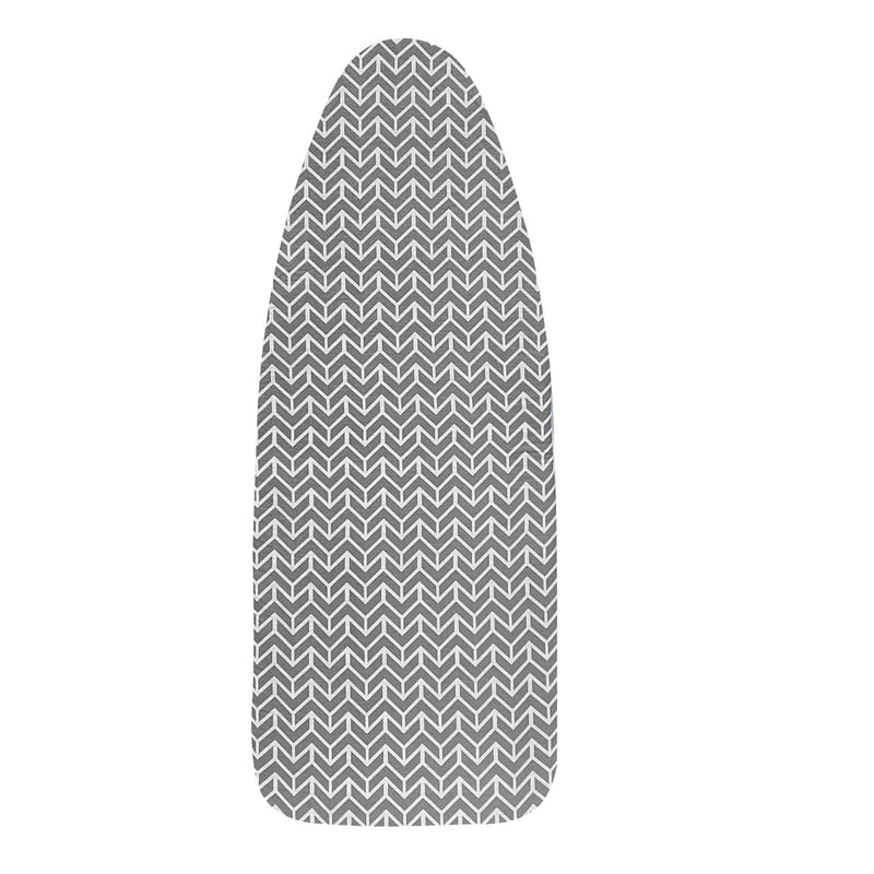 Frilodge navlaka za dasku za glačanje 120x40 cm, s debelom podstavom, elastičnim rubom i čičak trakom, za daske veličine 125x45 cm, sivi Chevron uzorak