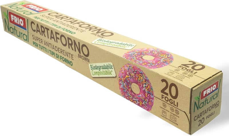 FRIO Sütőpapír Tekercs 50m x 33cm - Nem Tapad, Mikróhoz és Tároláshoz - 20 SHEETS (1pack)