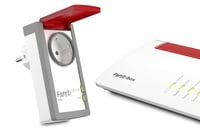 Inteligentná zásuvka FRITZ!DECT 210 pre inteligentnú domácnosť, s ochranou proti striekajúcej vode IP44, na vonkajšie použitie, ovládateľná cez aplikáciu alebo časovač, FR 3