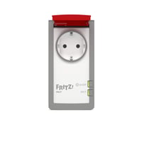 Inteligentná zásuvka FRITZ!DECT 210 pre inteligentnú domácnosť, s ochranou proti striekajúcej vode IP44, na vonkajšie použitie, ovládateľná cez aplikáciu alebo časovač, FR 2