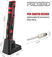 FrogBro LD006A-Pro 11W Hordozható Akkumulátoros Forrasztópáka 2500mAh 520°C 2