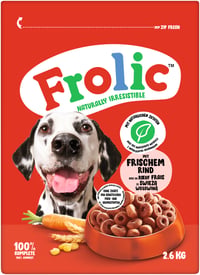 Frolic suha hrana za pse s govedinom u vreći - 3 x 2,6 kg 2