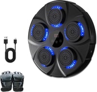 FTJKGH Bluetooth Zenés Boxzsák LED Kijelzővel 9 Sebességfokozat Edzéshez 1