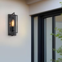 FTL Ipari Fali Lámpa Fekete Fém Vintage E27 LED Loft Világítás Nappali Hálószoba 8
