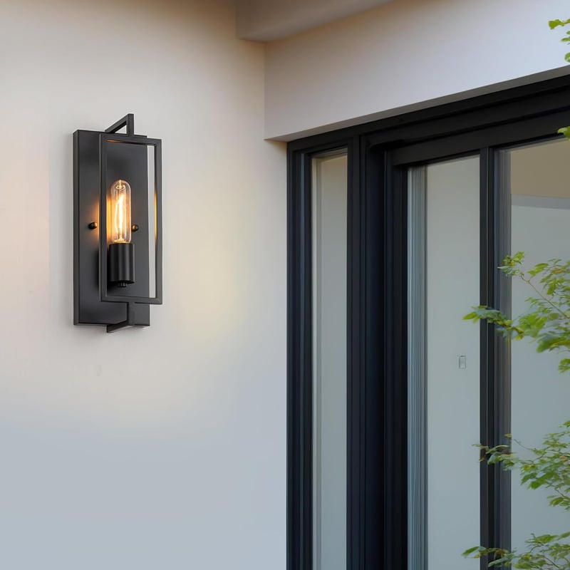 FTL Ipari Fali Lámpa Fekete Fém Vintage E27 LED Loft Világítás Nappali Hálószoba