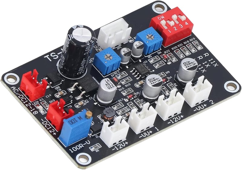 FTVOGUE VU Méter Meghajtó Panel - DB Audio Szint Erősítő Háttérvilágítás Modul DIY Otthoni Autós Hangrendszer Átalakításhoz