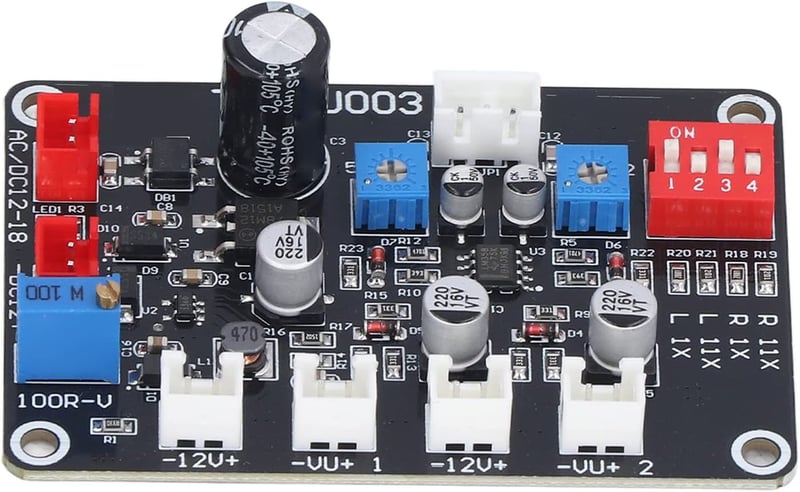 FTVOGUE VU Méter Meghajtó Panel - DB Audio Szint Erősítő Háttérvilágítás Modul DIY Otthoni Autós Hangrendszer Átalakításhoz