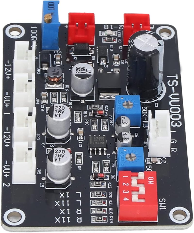 FTVOGUE VU Méter Meghajtó Panel - DB Audio Szint Erősítő Háttérvilágítás Modul DIY Otthoni Autós Hangrendszer Átalakításhoz
