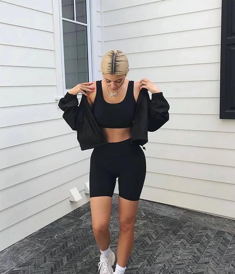 FuelMeFoot Női Magasderekú Kerékpáros Rövidnadrág - Légáteresztő Fitness Leggings Edzéshez, Jógához, Sporthoz - Fekete