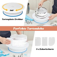 Fulasofia 40 részes tortadekoráló készlet állítható tortaformával és kiegészítőkkel 6