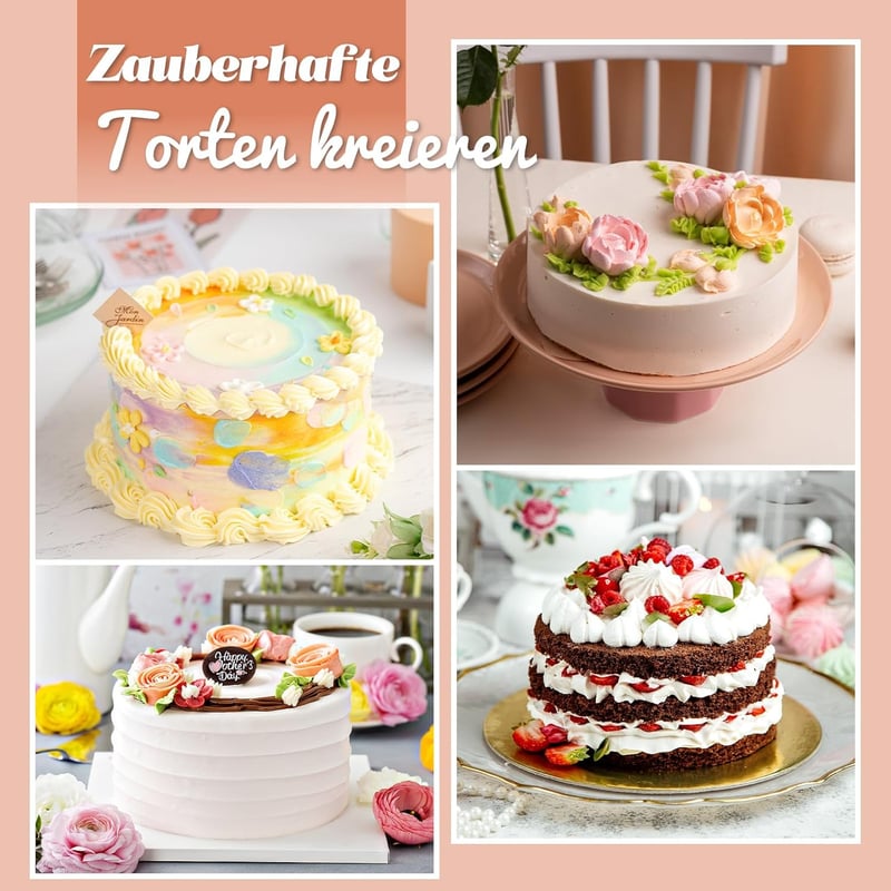 Fulasofia 40 részes tortadekoráló készlet állítható tortaformával és kiegészítőkkel