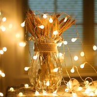 Ghirlandă luminoasă cu LED-uri Fulighture, 5 m, 40 globuri, pe baterii, decor interior, 2 moduri de iluminare 2
