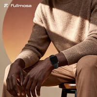 Set de 2 curele Fullmosa ergonomice din piele naturală pentru Apple Watch 42 41 40 38 mm, compatibile pentru femei și bărbați, Seria 11 10 9 8 7 6 5 4 SE 3 2 8