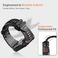 Brățară robustă Fullmosa compatibilă cu Apple Watch Ultra, cu carcasă de protecție, 49 mm, pentru bărbați și femei, negru 4