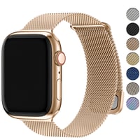 Fullmosa milánsky remienok pre Apple Watch 42 mm 41 mm 40 mm 38 mm, náhradný remienok na hodinky vo farbe ružové zlato 1
