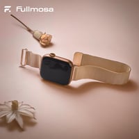 Fullmosa milánsky remienok pre Apple Watch 42 mm 41 mm 40 mm 38 mm, náhradný remienok na hodinky vo farbe ružové zlato 2