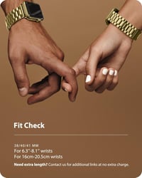 Brățară Fullmosa din oțel inoxidabil pentru Apple Watch 38 40 41 mm, culoare auriu, cu carcasă de protecție inclusă, compatibilă cu seriile SE 9 8 7 6 5 4 3 2 1 5