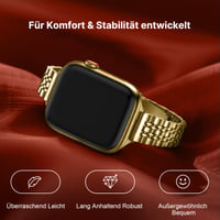 Fullmosa Slim kovový remienok pre Apple Watch 42 mm 41 mm 40 mm 38 mm kompatibilný so SE Series 11 10 9 8 7 6 5 4 3 2 1 remienok z nehrdzavejúcej ocele tenký iWatch remienok zlatý 5