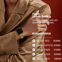 Fullmosa Slim kovový remienok pre Apple Watch 42 mm 41 mm 40 mm 38 mm kompatibilný so SE Series 11 10 9 8 7 6 5 4 3 2 1 remienok z nehrdzavejúcej ocele tenký iWatch remienok zlatý 4
