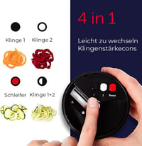 Fullstar állítható spirál szeletelő zöldségekhez 4