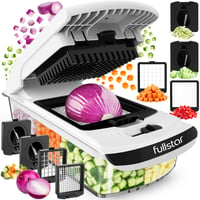 Fullstar PRO 4-v-1 krájač zeleniny a špiralizér - krájač cibule, kockovač na zemiaky, uhorky, ovocie, biely, kuchynský pomocník 1
