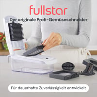 Fullstar PRO 4-v-1 krájač zeleniny a špiralizér - krájač cibule, kockovač na zemiaky, uhorky, ovocie, biely, kuchynský pomocník 2