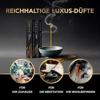 Fumino Masala Agarbatti Füstölő Pálca Szett - Kézműves Meditációs Illatpálca 84 db - 84 Stäbchen, The Essentials Package 4