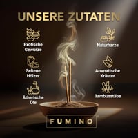 Fumino Masala Agarbatti Füstölő Pálca Szett - Kézműves Meditációs Illatpálca 84 db - 84 Stäbchen, The Essentials Package 8