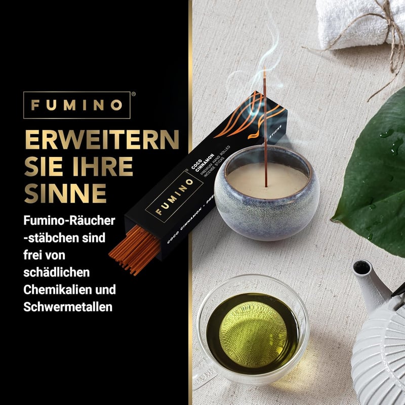 Fumino Masala Agarbatti Füstölő Pálca Szett - Kézműves Meditációs Illatpálca 84 db - 84 Stäbchen, The Essentials Package