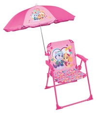 Fun House Mancs Őrjárat Stella Everest összecsukható gyerekszék napernyővel - 65 cm átmérő, 53x39x39 cm 1