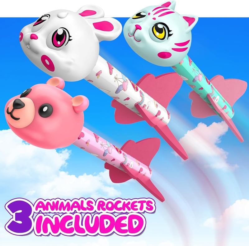 Funblitz Rakéta Játék Gyerekeknek 3+ Éves Fiúknak és Lányoknak