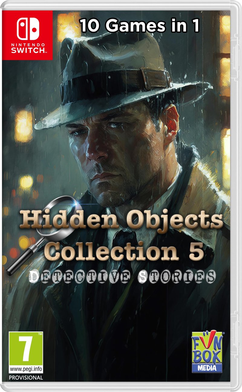 Kolekcia skrytých predmetov Funbox Media: Detective Stories pre Nintendo Switch