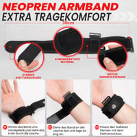 Set FUNFLEX pentru întărirea mâinilor și antrenarea degetelor, 5 piese, cu antrenor reglabil pentru antebraț, inel de prindere și bentiță din neopren pentru încheietură, pentru fitness și antrenamentul forței 4