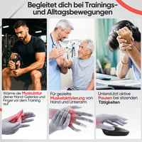 Set FUNFLEX pentru întărirea mâinilor și antrenarea degetelor, 5 piese, cu antrenor reglabil pentru antebraț, inel de prindere și bentiță din neopren pentru încheietură, pentru fitness și antrenamentul forței 8