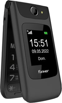 Funker C200 Comfort 4G mobitel za starije osobe s velikim tipkama i SOS funkcijom - crni 1