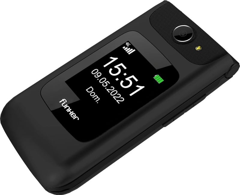 Funker C200 Comfort 4G Időseknek Mobiltelefon Nagy Gombokkal SOS Funkcióval