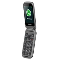 Mobilný telefón Funker E480 4G pre seniorov, vyklápací, s funkciami WhatsApp a videohovor, SOS tlačidlom a GPS, 2,8-palcovým dotykovým displejom a veľkými tlačidlami 2