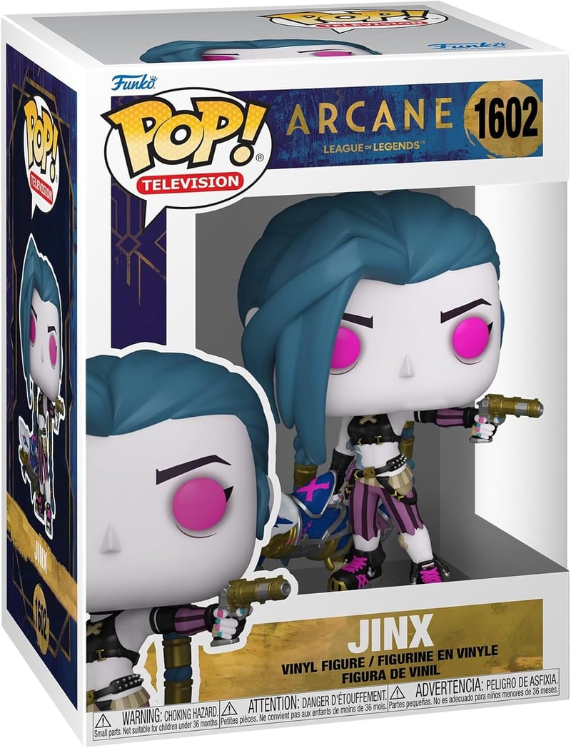 Funko Pop! Arcane Jinx League of Legends gyűjtői figura