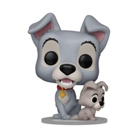 Zberateľská vinylová figúrka Funko POP! Disney Lady a Tramp – Tramp so šteniatkom – dekorácia na poličku pre fanúšikov a zberateľov – tip na darček k narodeninám 2