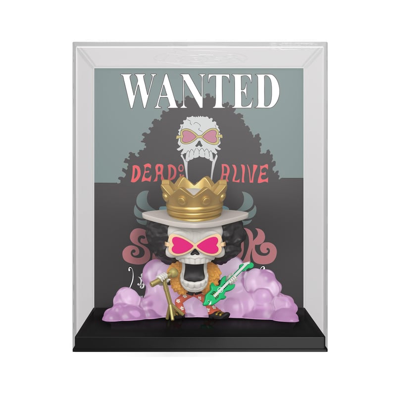 Funko POP! Game Cover: One Piece - Brook Wanted exkluzív gyűjtői vinyl figura az Amazontól – Hivatalos termék – Gyerekeknek és felnőtteknek
