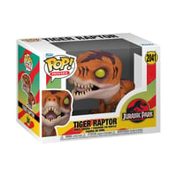Zberateľská vinylová figúrka Funko POP! Movies Jurassic Park Tiger Raptor, dekorácia na poličku, tip na darček k narodeninám pre deti, dospelých a zberateľov 1