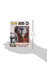Zberateľská vinylová figúrka Funko POP! Star Wars: The Mandalorian – Mando letiaci s jetpackom – Darček pre deti aj dospelých – Pre fanúšikov seriálu 3