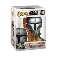 Zberateľská vinylová figúrka Funko POP! Star Wars: The Mandalorian – Mando letiaci s jetpackom – Darček pre deti aj dospelých – Pre fanúšikov seriálu 1
