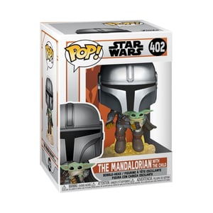 Funko POP! Star Wars: The Mandalorian - Mando Flying with Jet Pack kolekcionarska vinil figura - Poklon za djecu i odrasle - Za ljubitelje serije