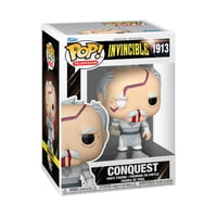 Funko POP! TV: Invincible - Vinylová figúrka Conquest - Šanca 1:6 na zriedkavú Chase verziu - Oficiálna zberateľská figúrka na poličku aj ako darček 1
